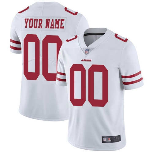 Limited White Men Road Jersey NFL Customized Football San Francisco 49ers Vapor Untouchable